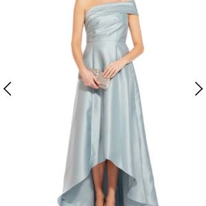 One Shoulder High Low Dress with Pockets!